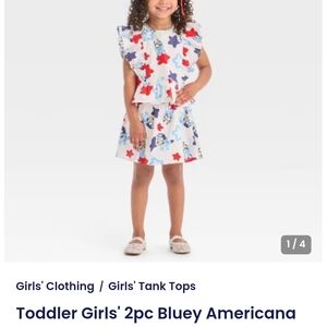 Bluey Americana Kids Matching Set